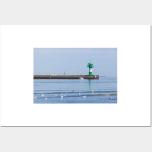 Lighthouse, Luebeck-Travemuende, Schleswig-Holstein, Germany, Europe Posters and Art